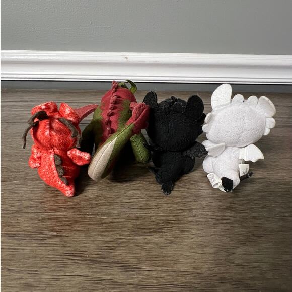 How To Train Your Dragon Plush Set of 4 Mini Dragon Plush - Picture 3 of 5